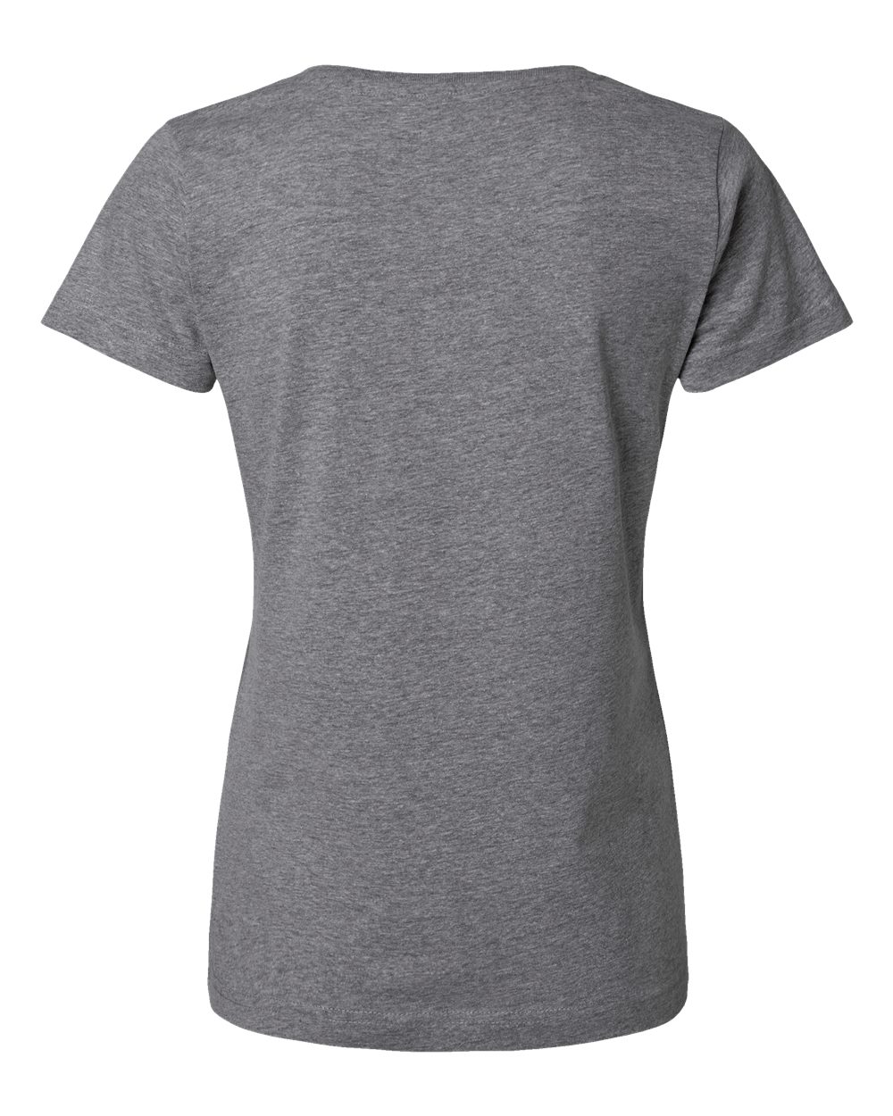 Women's Fine Jersey V-Neck Tee - 3507 8
