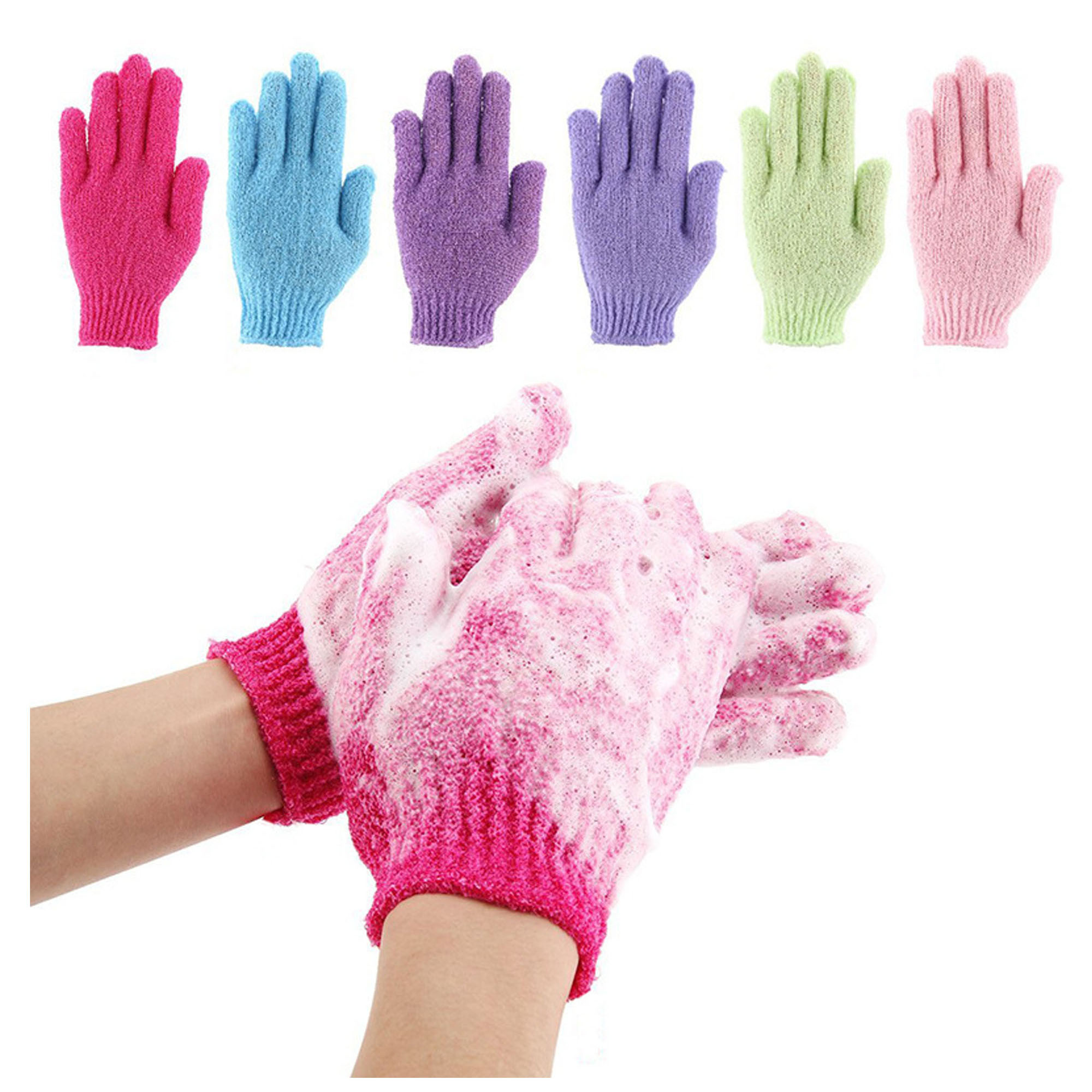 Exfoliating Body Scrub Gloves for Smooth Skin 2