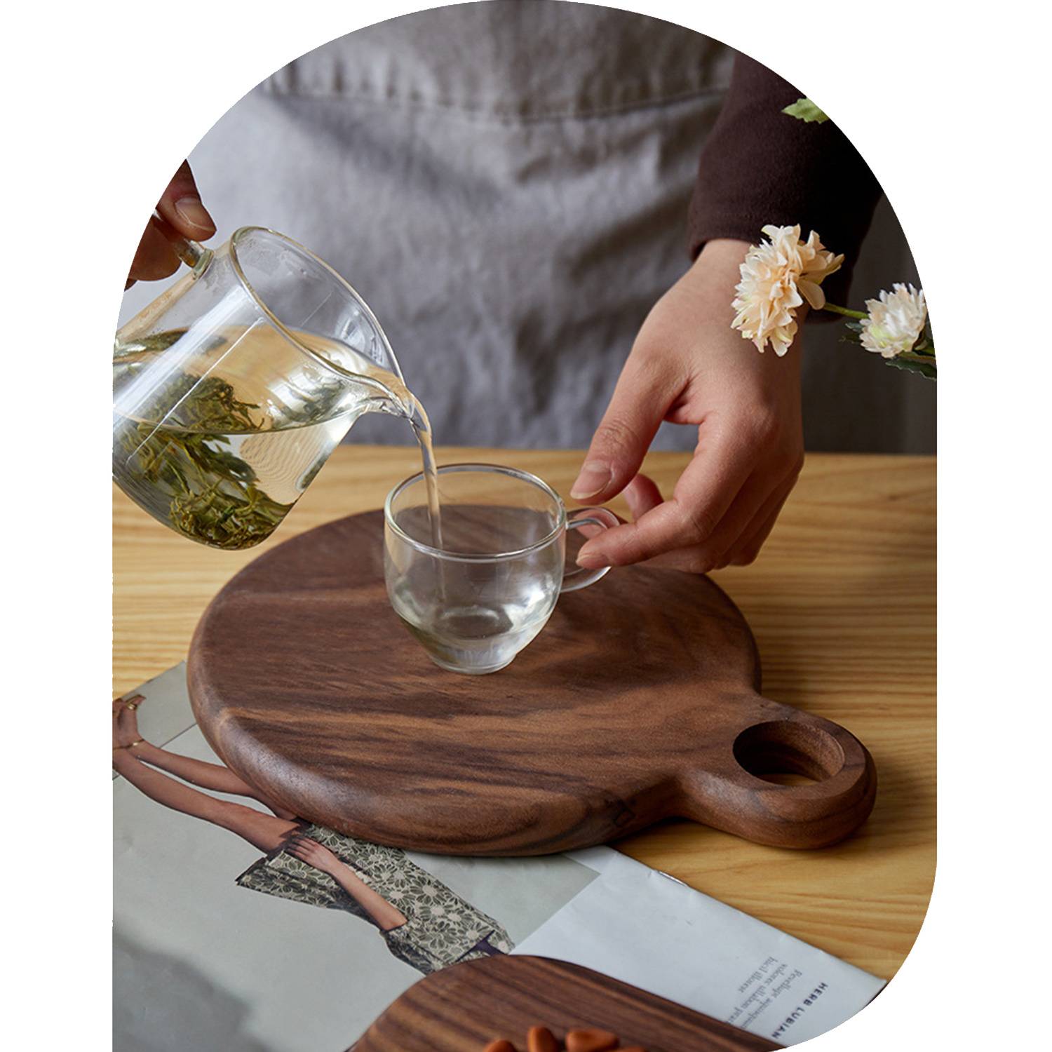 Multi-functional Cutting board Coaster Fruit Plate 12