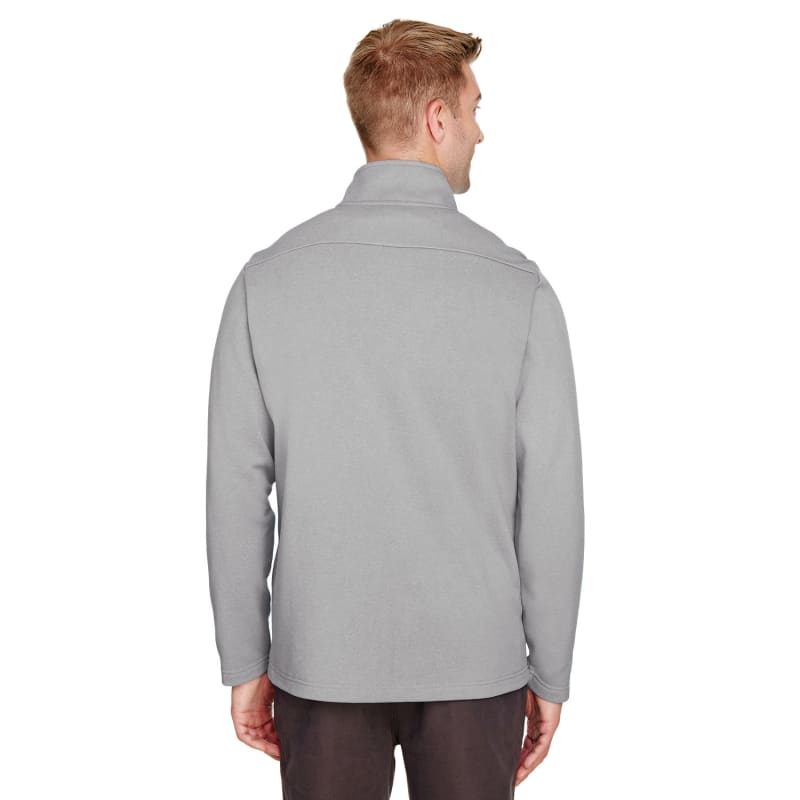 UltraClub Men's Coastal Pique Fleece Quarter-Zip 12