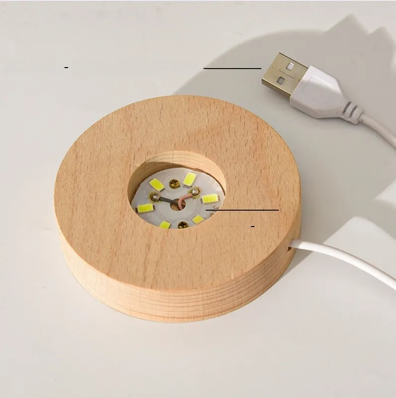 Birthday Valentine's Day Gift USB Illuminated Crystal Ball 2