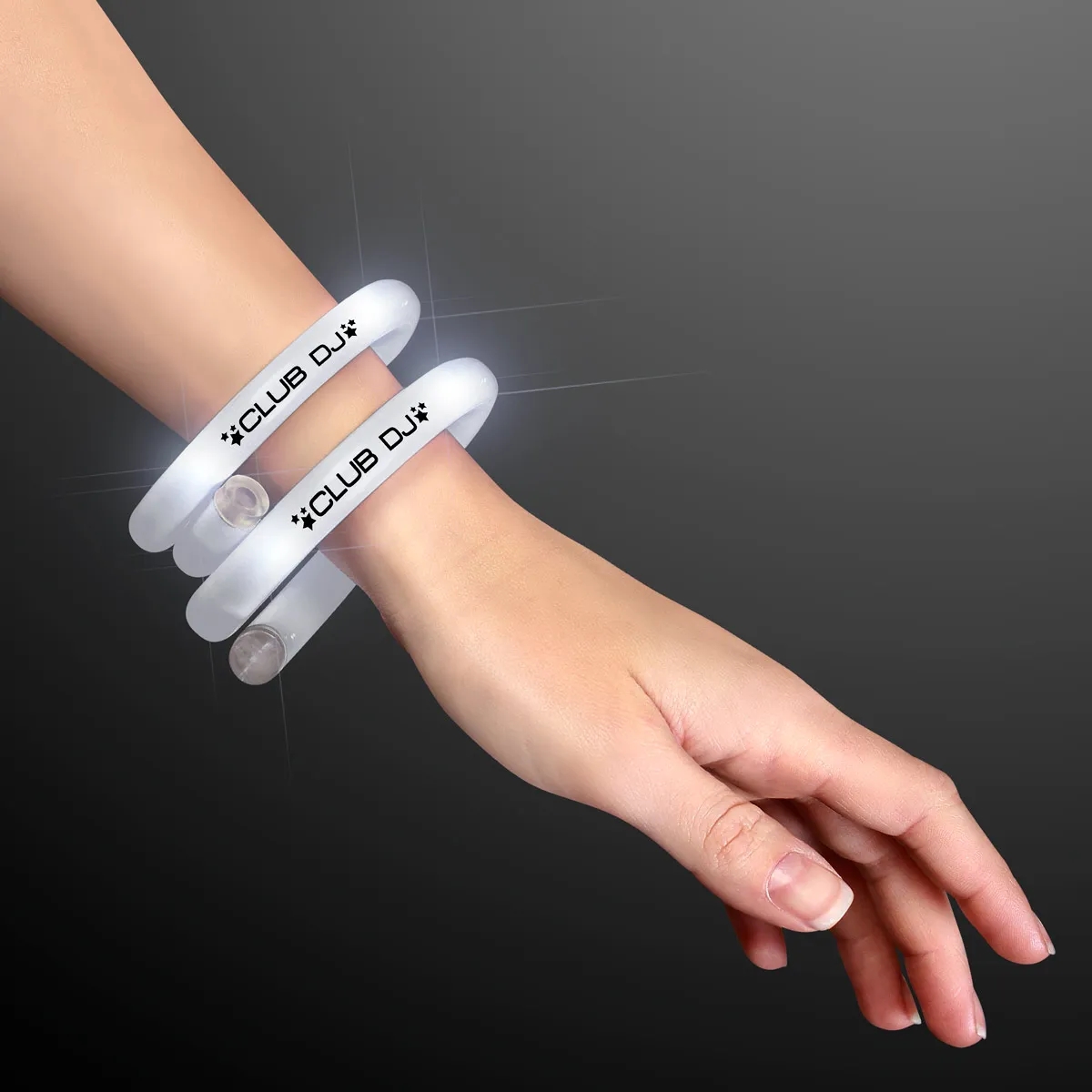 LED Light Up Flash Tube Bracelets - Single Colors 28