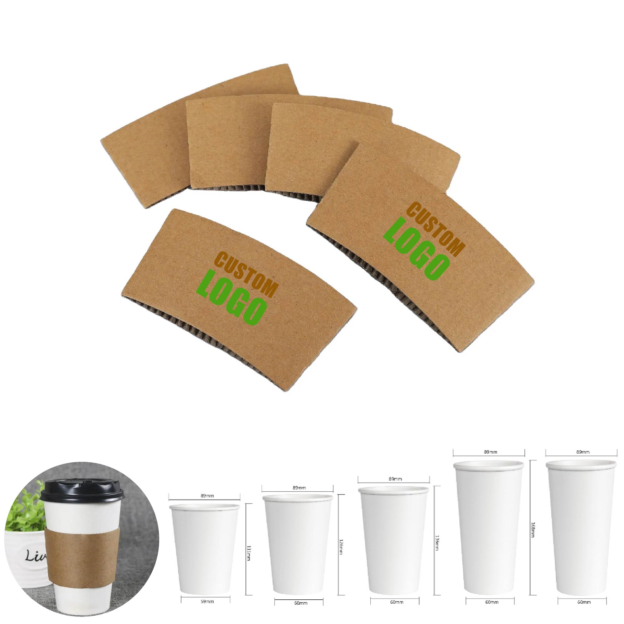 MOQ 50 pcs Anti-Slip Disposable Cup Holders 1