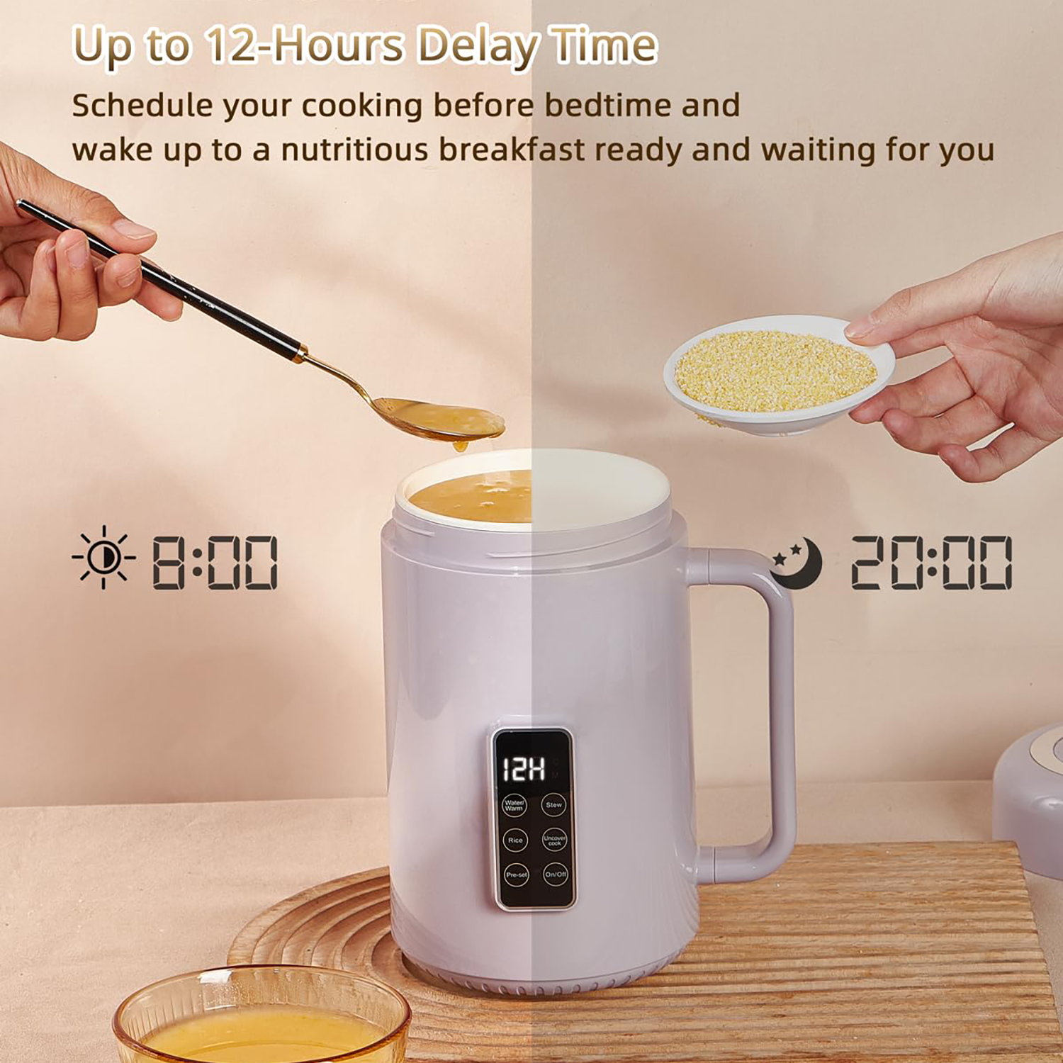 Mini Silent Electric Stew Pot 5