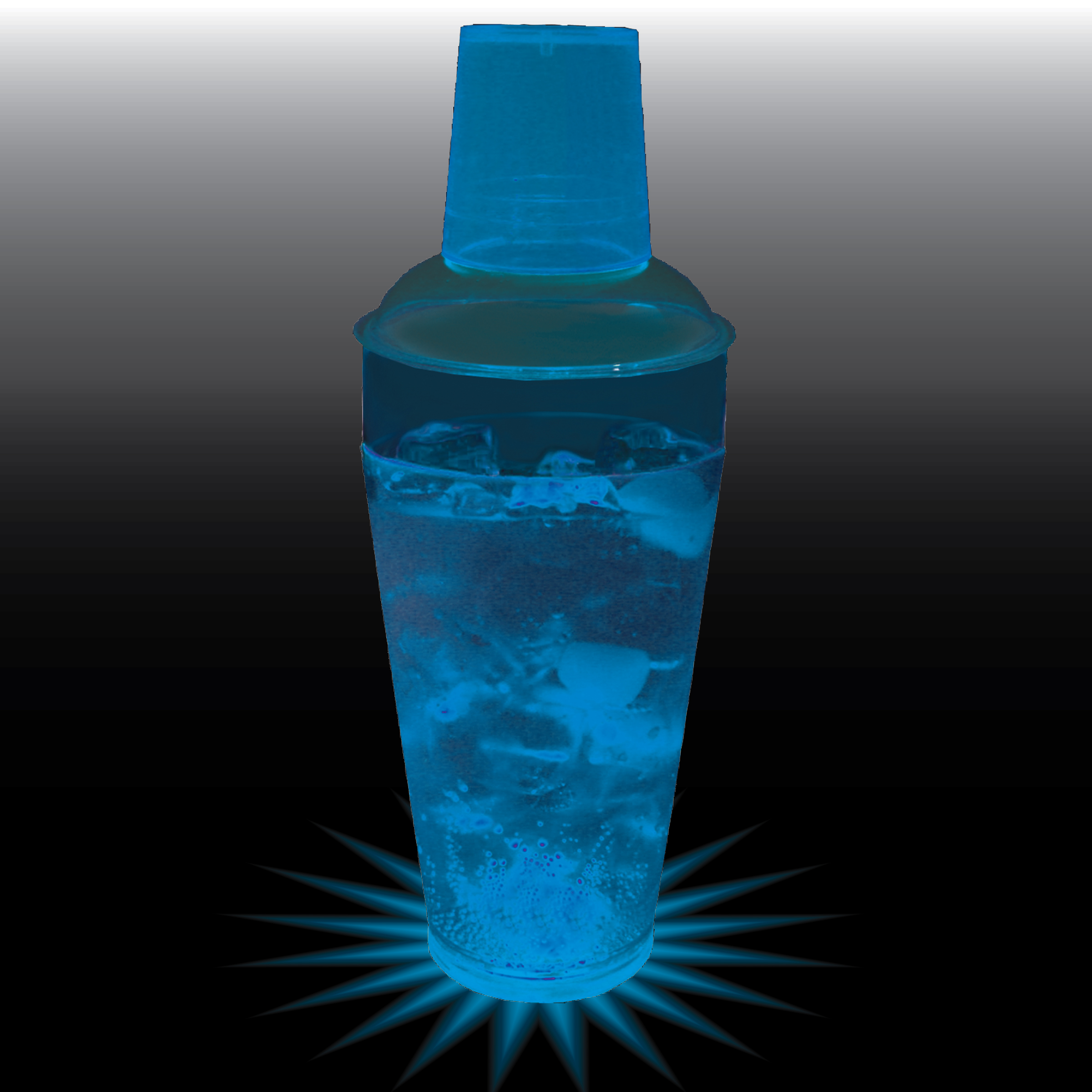 20oz Single Light 3 Piece Plastic Cocktail Shaker 10