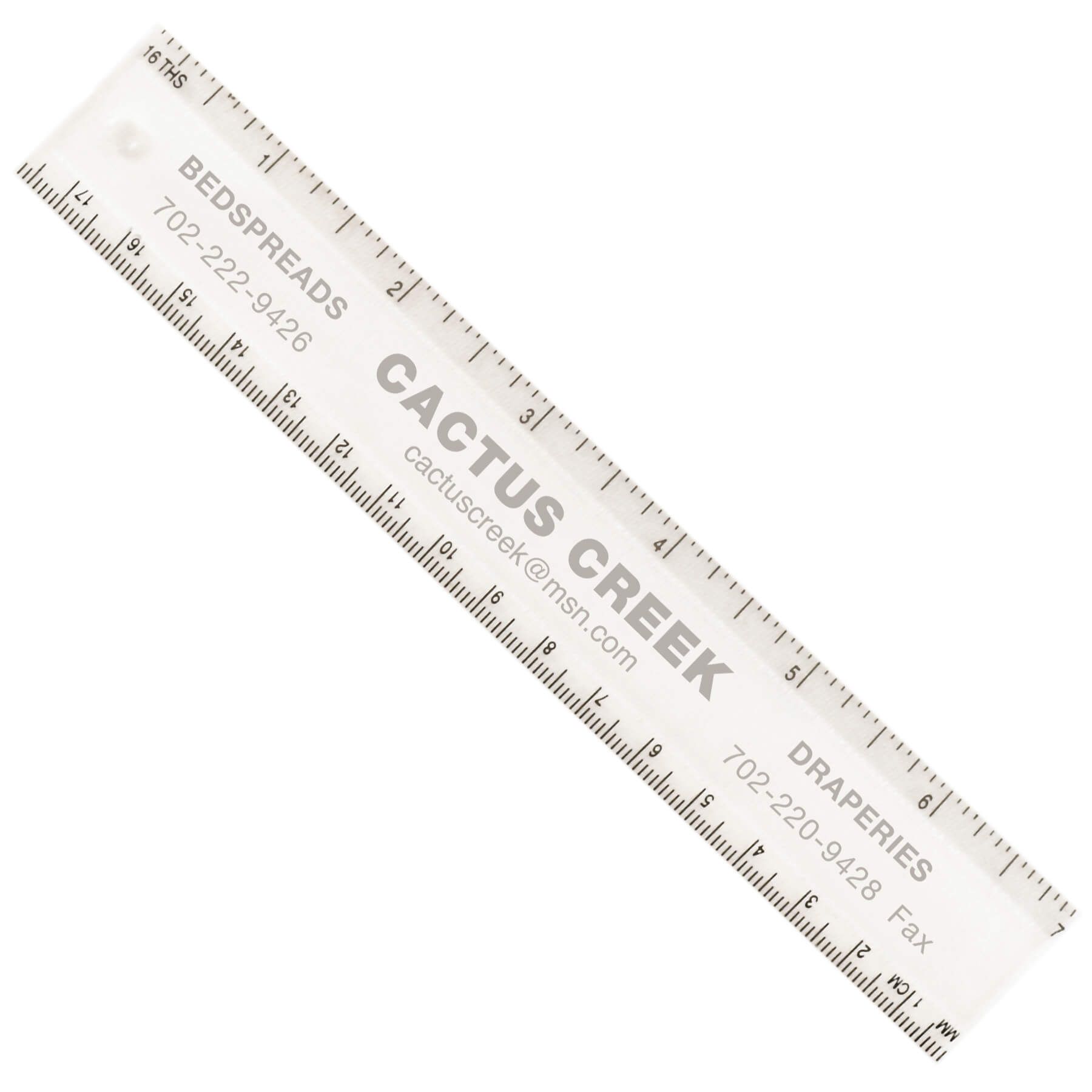 7" Plastic Ruler 3