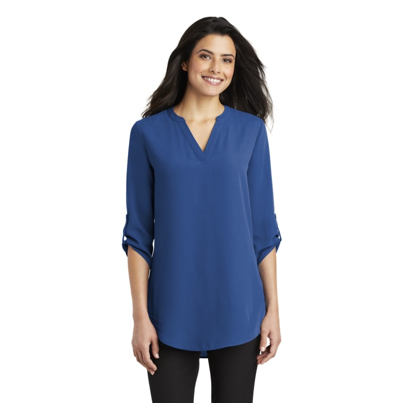 Port Authority Ladies 3/4-Sleeve Tunic Blouse. 5