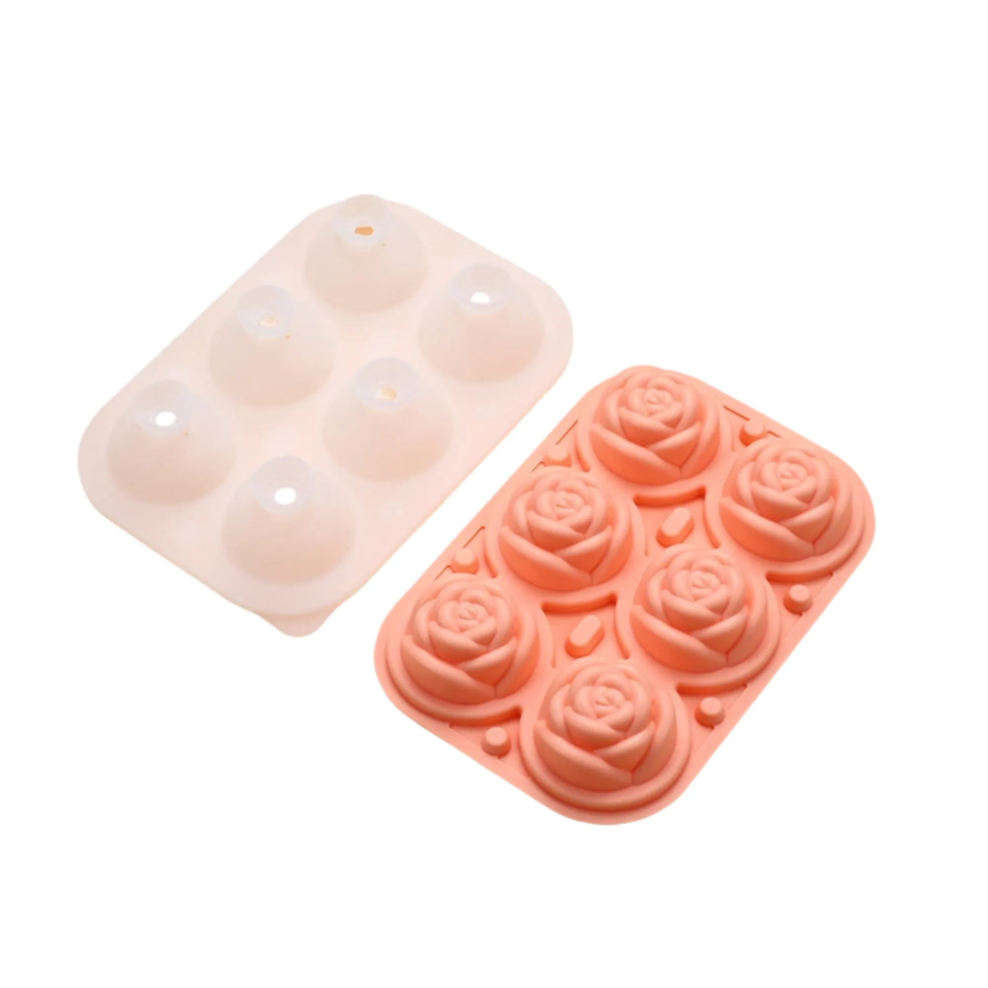 6-Cavity Rose Ice Cube Tray 3