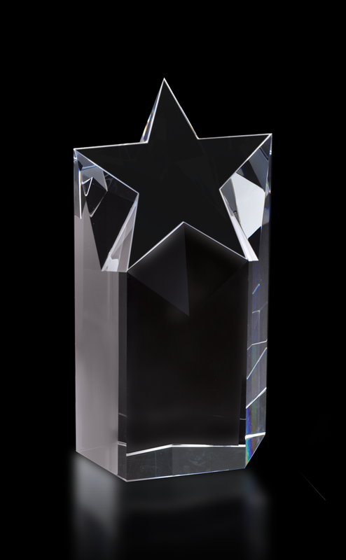 Large Optical Crystal Superstar 3