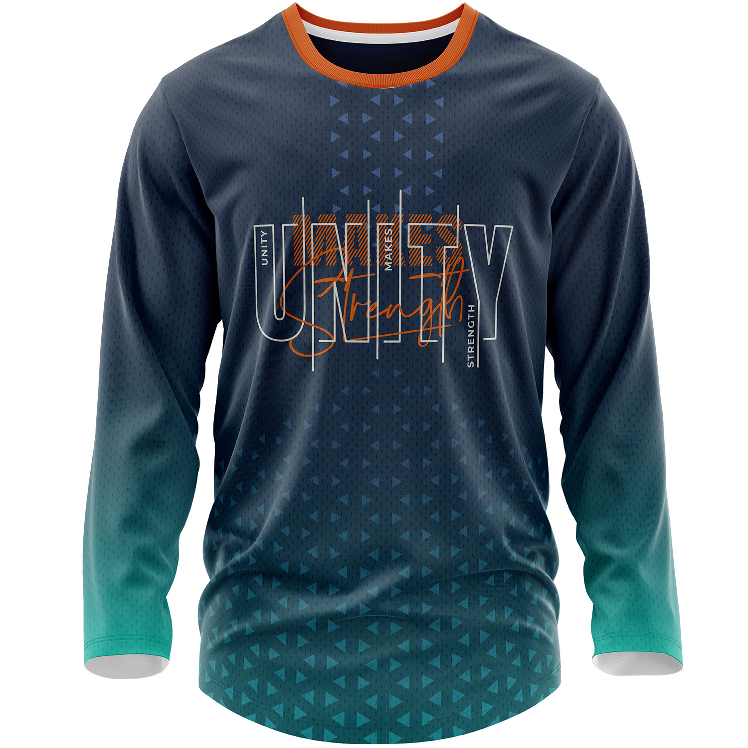 Men's 160 GSM Birdseye mesh Sublimation Long Sleeve T-shirt 6