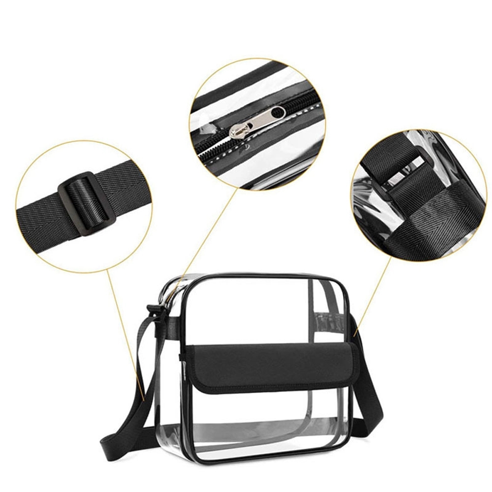 Clear Crossbody Messenger Shoulder Bag 4