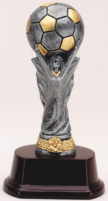 6 1/4" Tall World Cup Soccer Figure Award 2