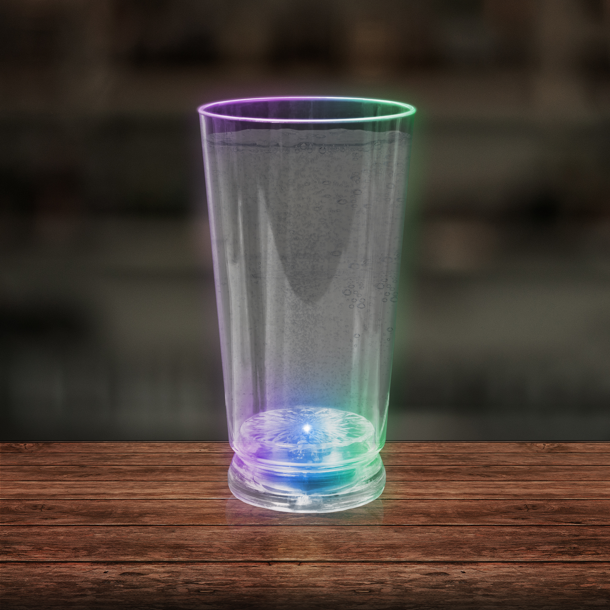 Red Green & Blue 16 oz. Light Up LED Pint Glass 4
