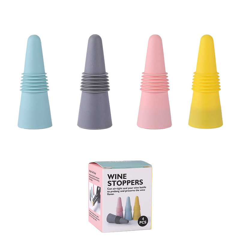 Wine Stoppers Beverage Bottle Sealer Soft Silicone Corks 1