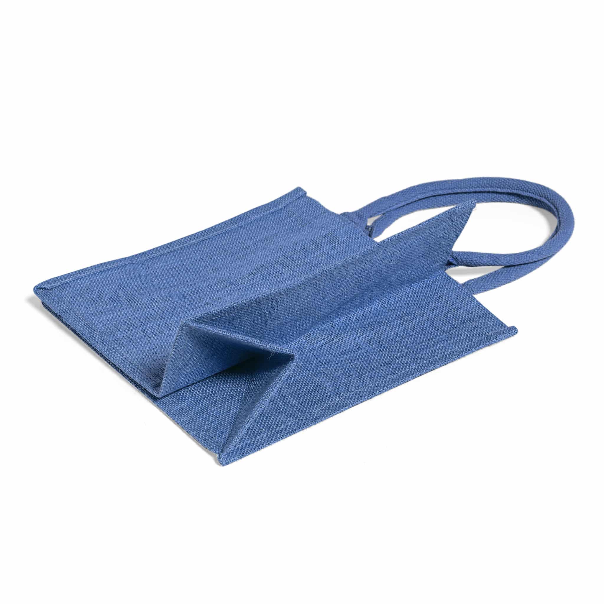 Square Jute Tote Bag, custom tote bag with logo imprint 14
