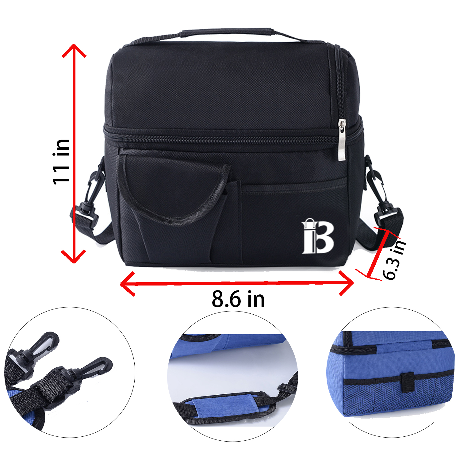 Oxford Cooler Insulated Crossbody Bag 2