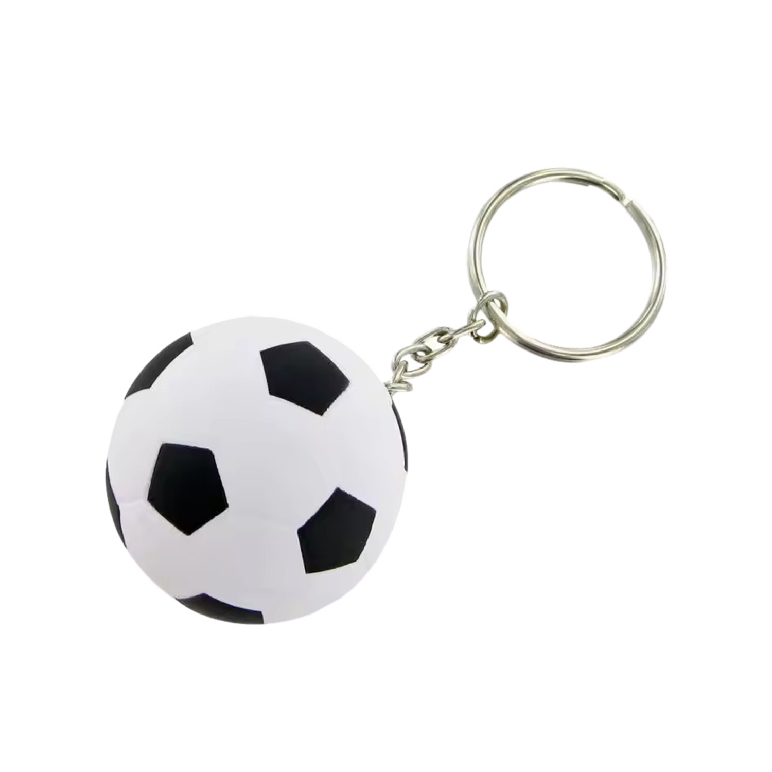 PU Football Shaped Stress Reliever Keychain 2
