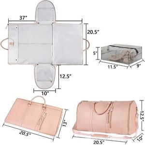 Waterproof Pu Leather Suitcase Suit Travel Bag 4