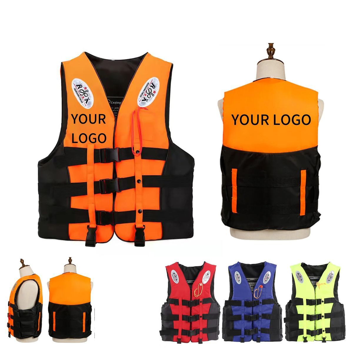 Oxford Life Jacket with Sponge Padding for Comfort 3