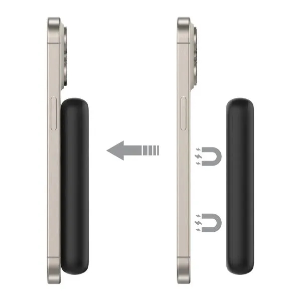 Custom Magnetic wireless High quality Power bank 10000mAh 8