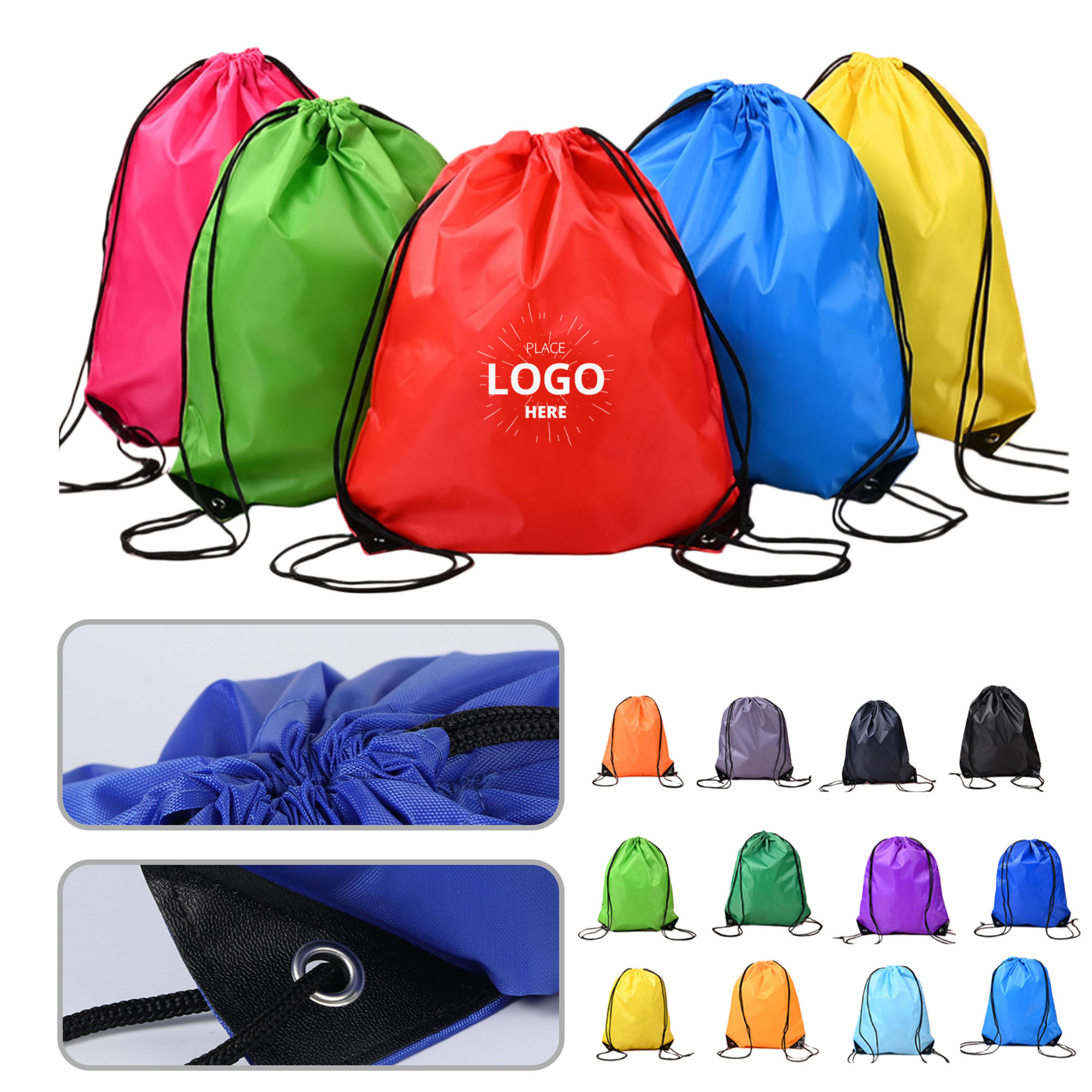 Durable Drawstring Cinch Bag for Sports & Events 3