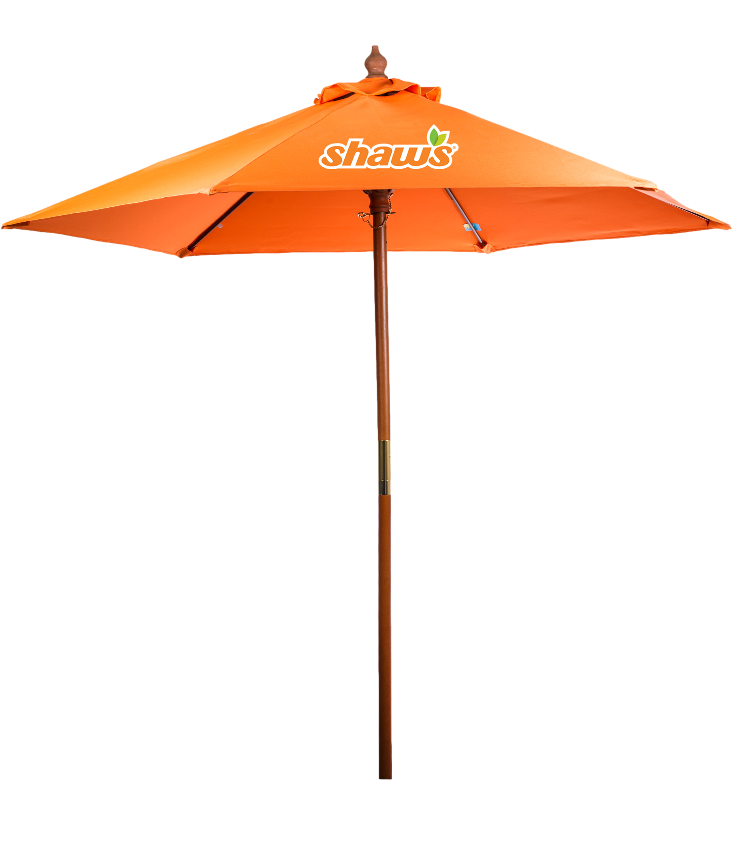 7' Wooden Market Umbrella