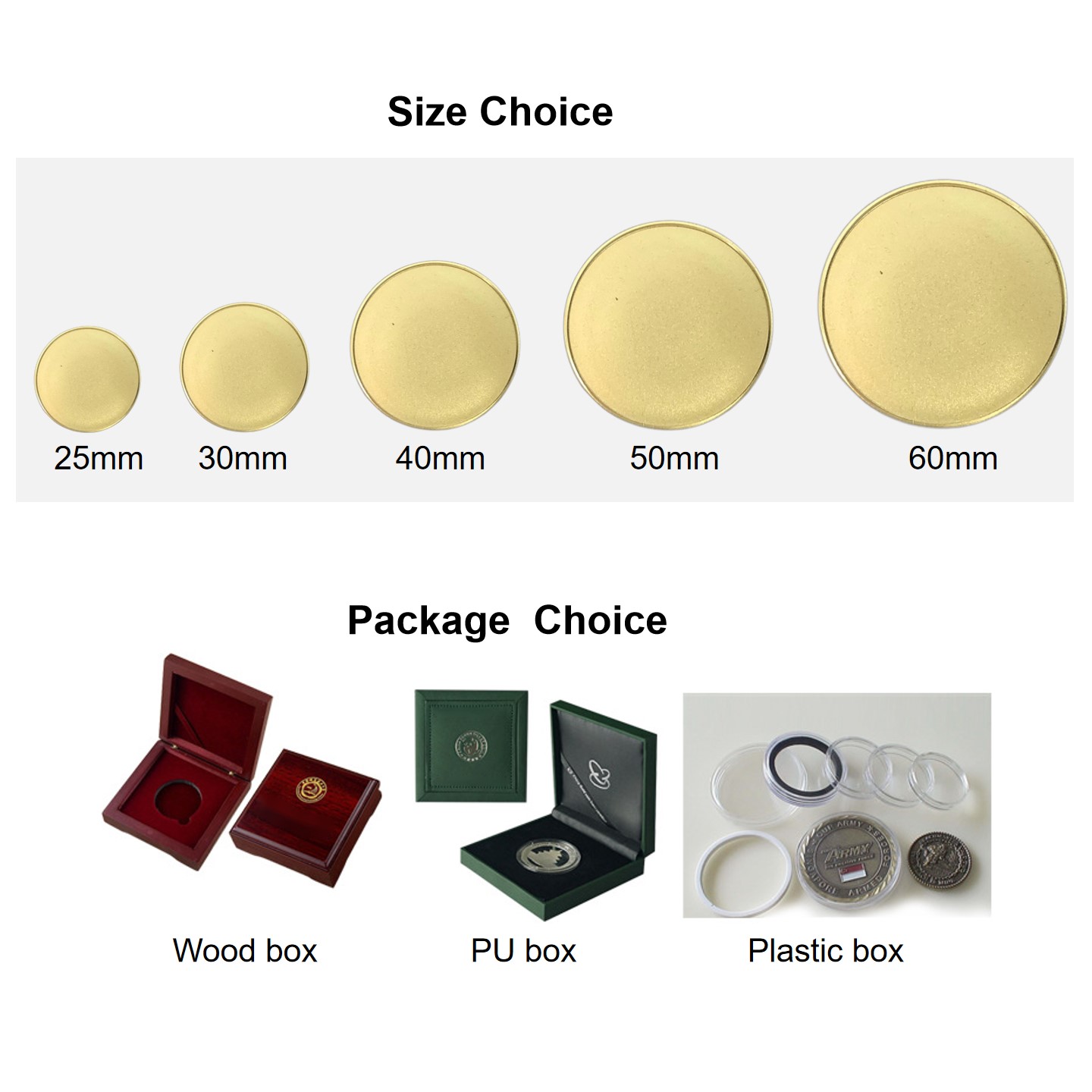 Die Cast Painted Souvenir Coin 2