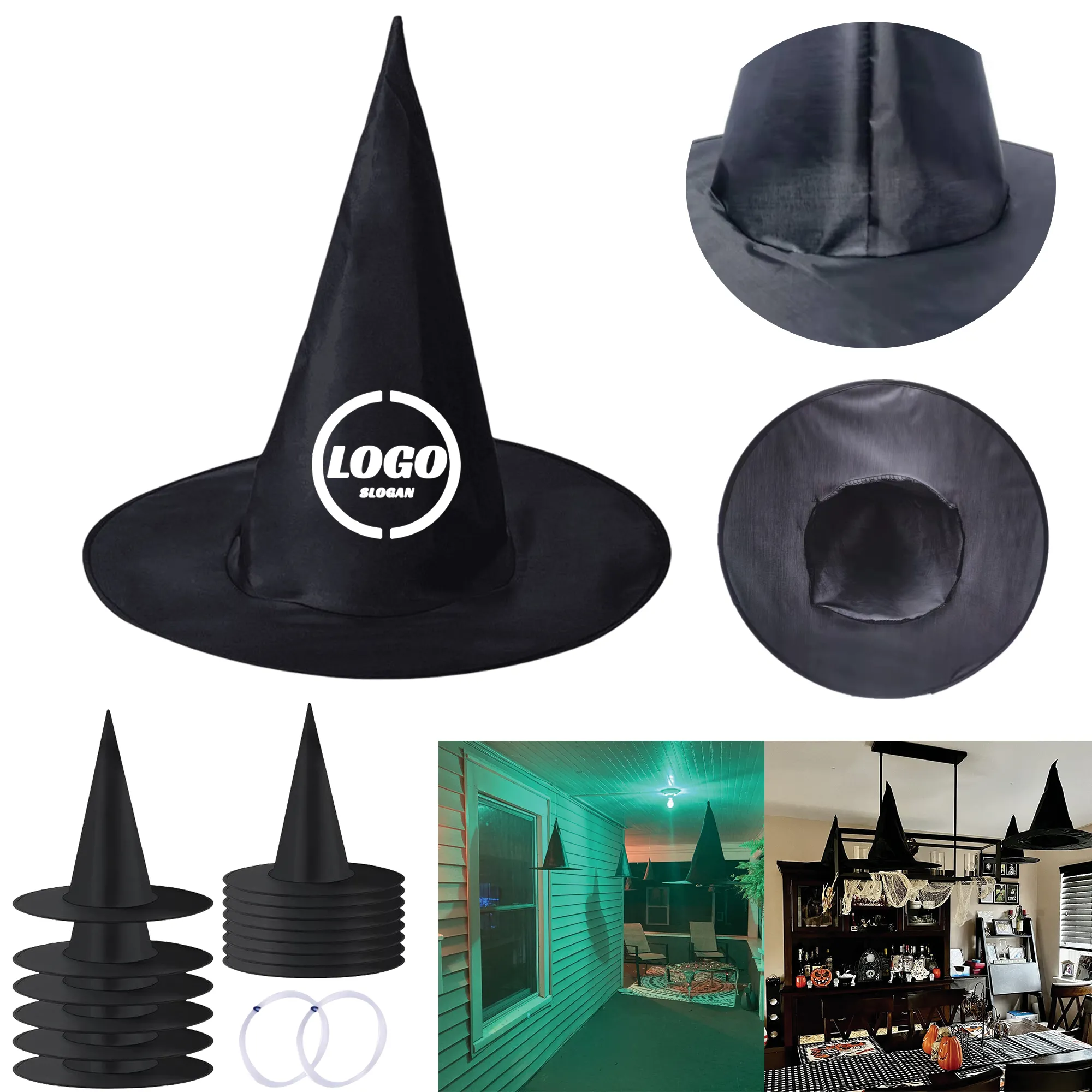 MOQ 100 Halloween Witch Hat 1