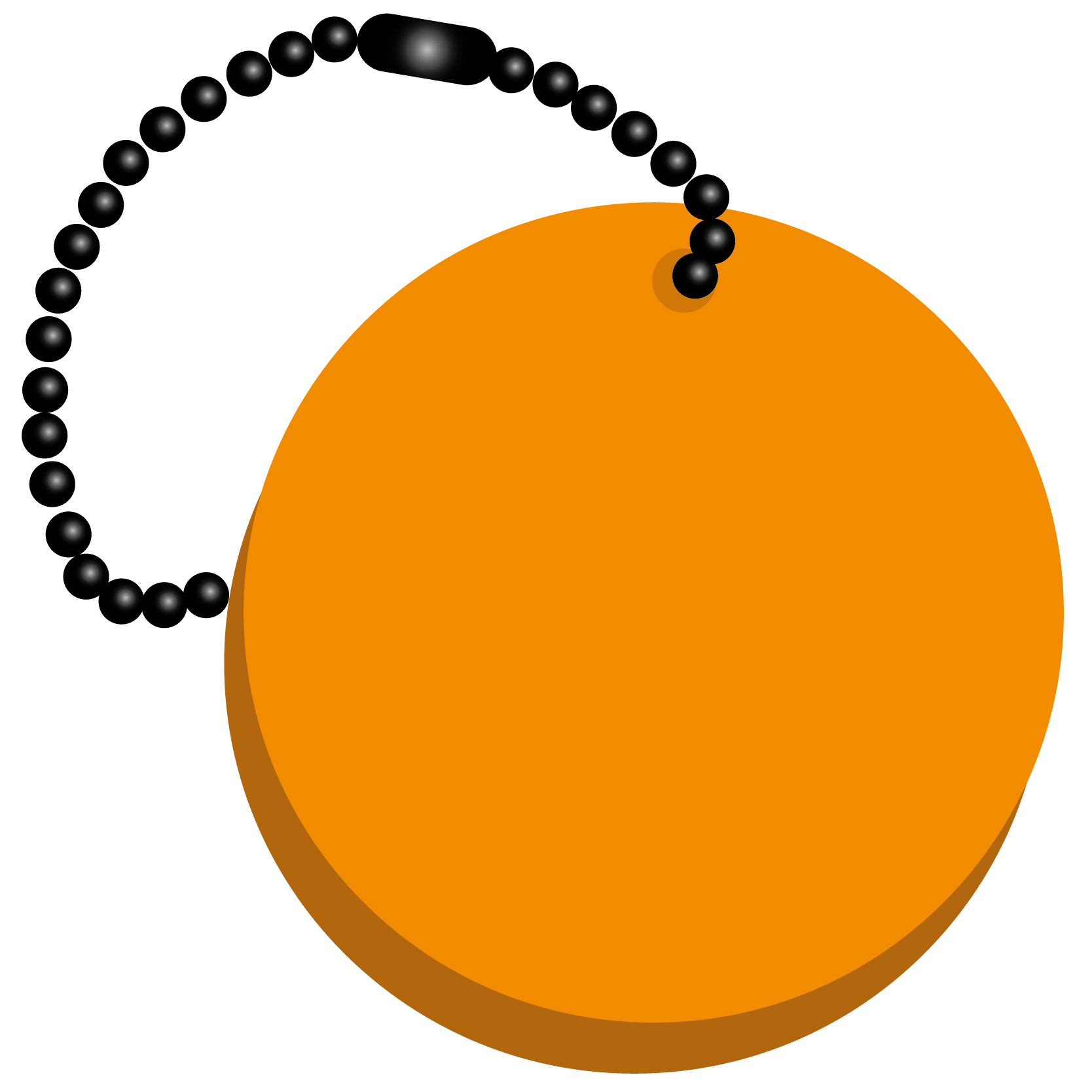 Circle Key Tag 13