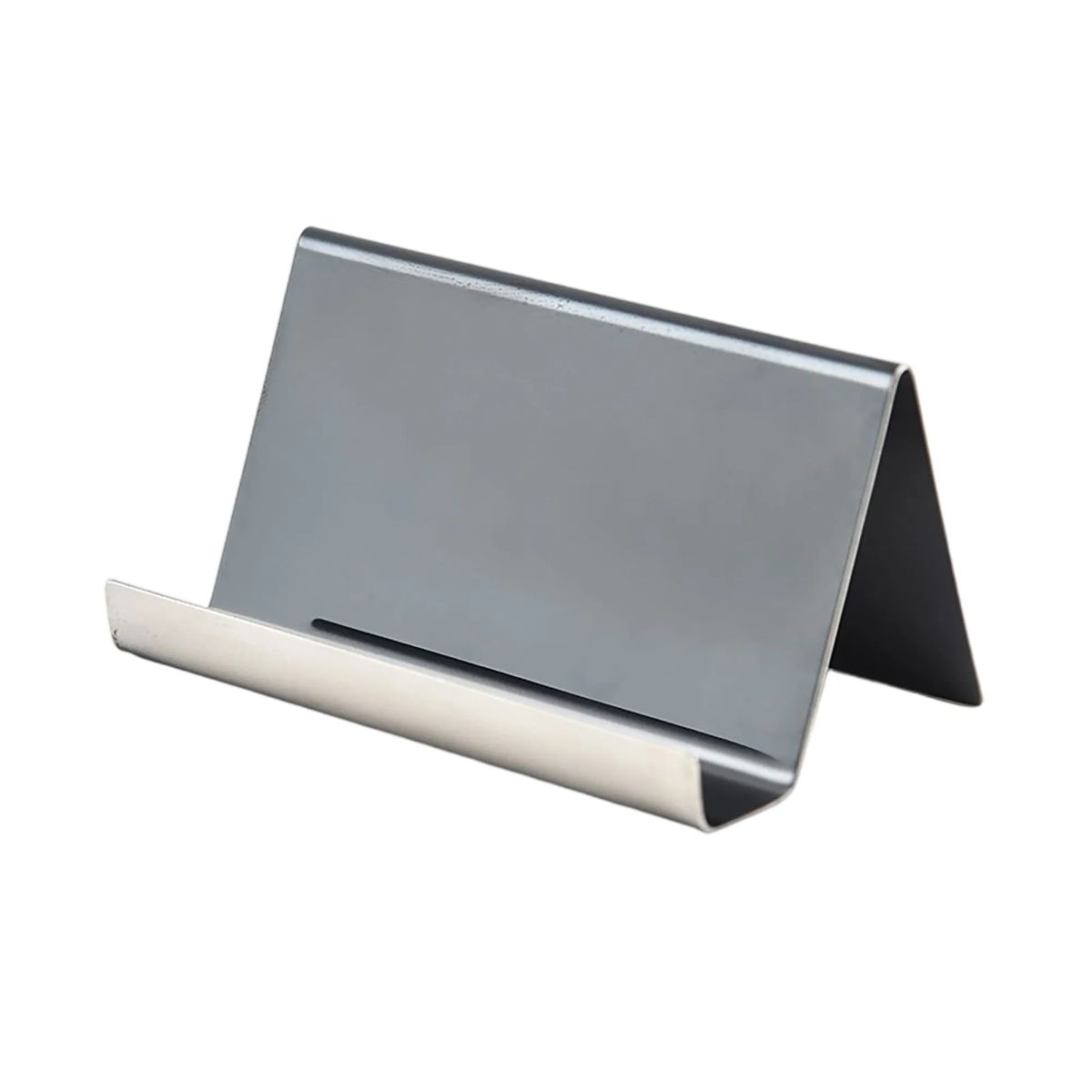 Customizable Metal Desktop Card Holder for Professionals 6