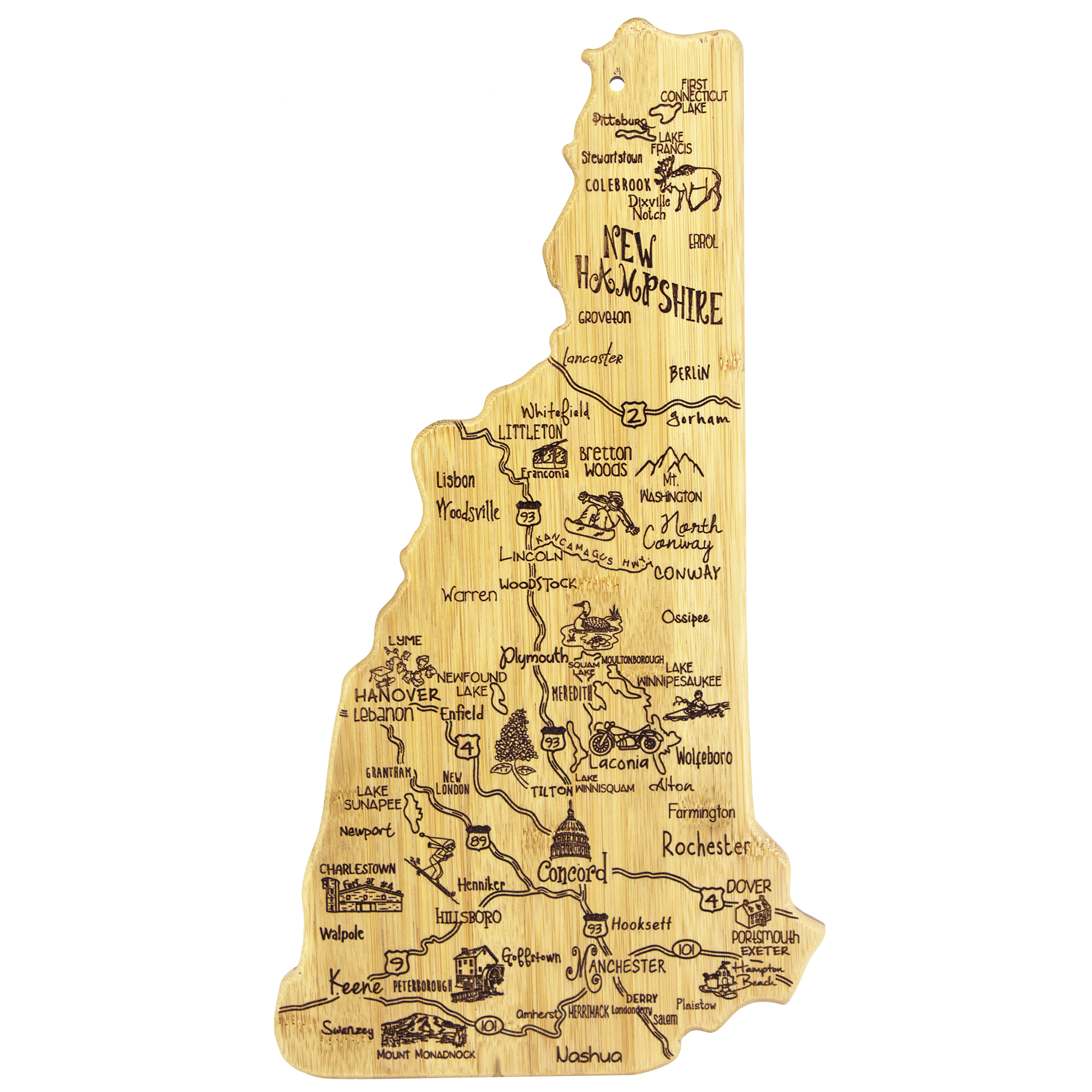 Destination New Hampshire Cutting & Serving Board 6