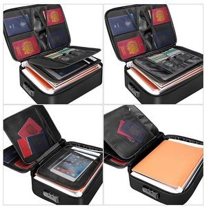 Waterproof Fireproof Document Bag With Lock 3