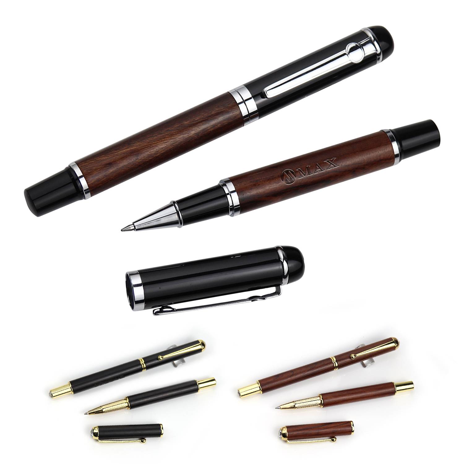 Metal Wooden Ballpoint Pen Premium Gift 2