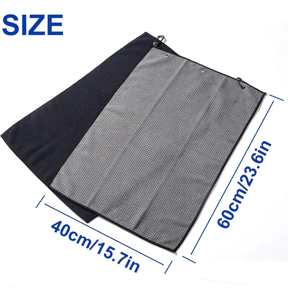 16 x 24 Inch Microfiber Trifold Golf Towel 4
