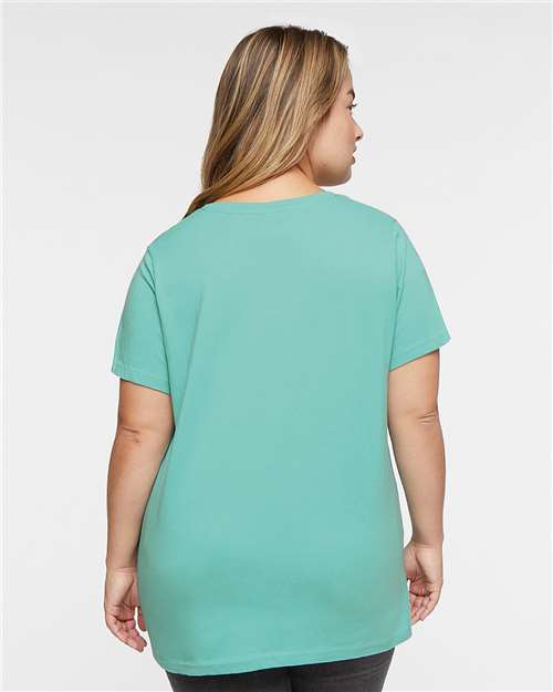 Women's Curvy Collection Fine Jersey Tee - 3816 161