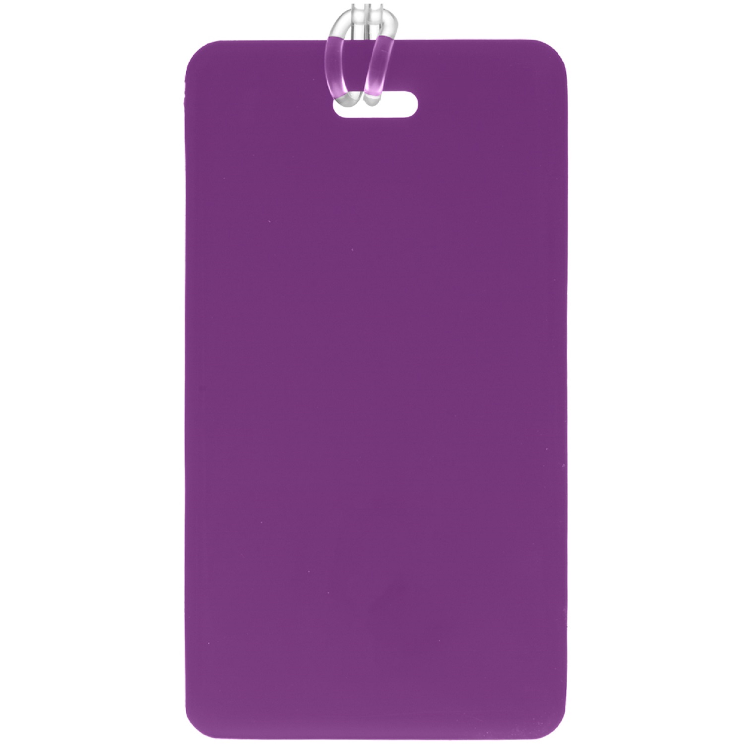 Plastic Luggage Tag with PVC Strap 14