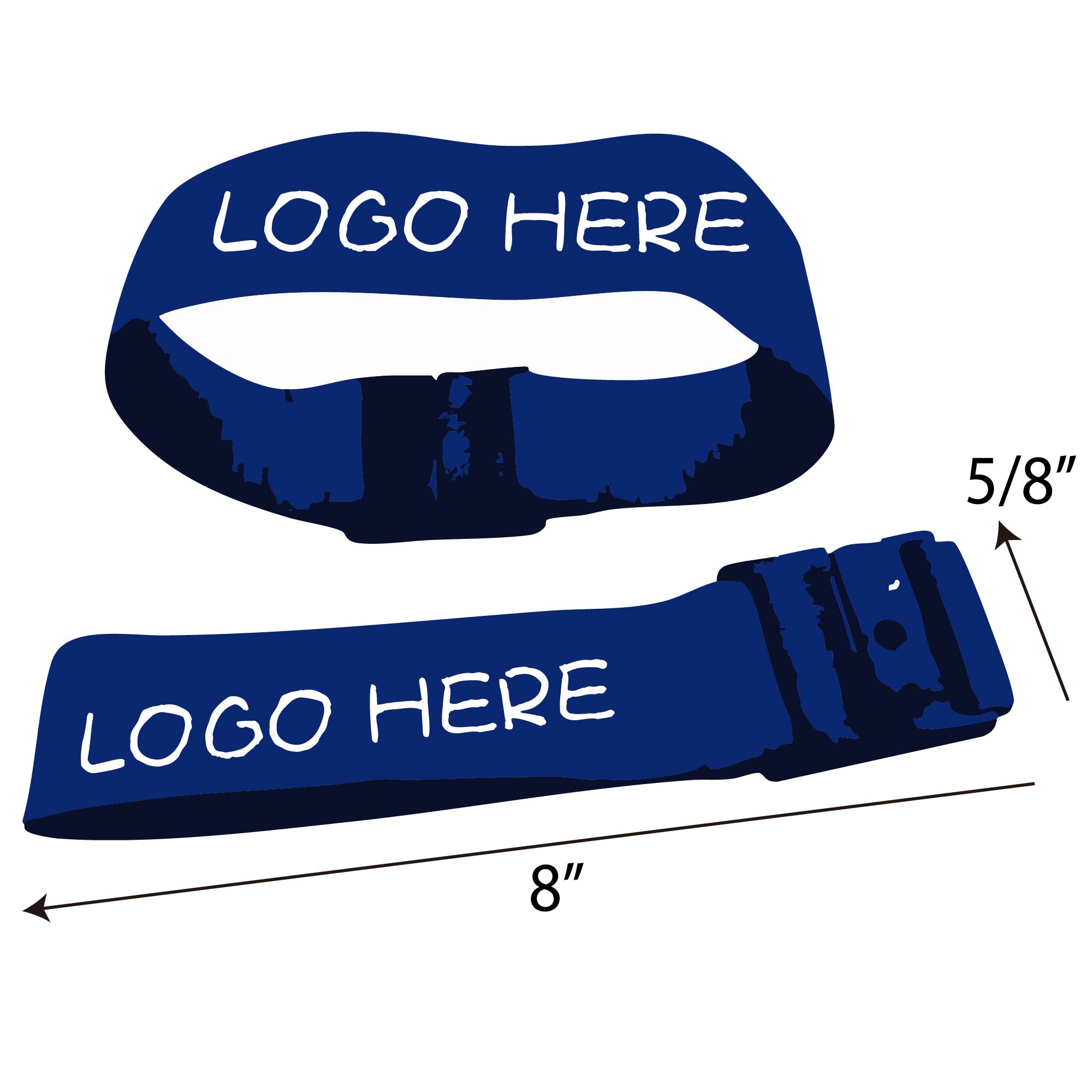 Silkscreened Polyester Wrist Lanyard Wristband 1