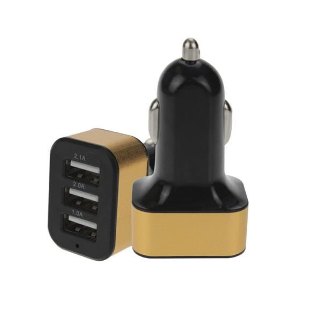 Three-Port USB Car Charger 2