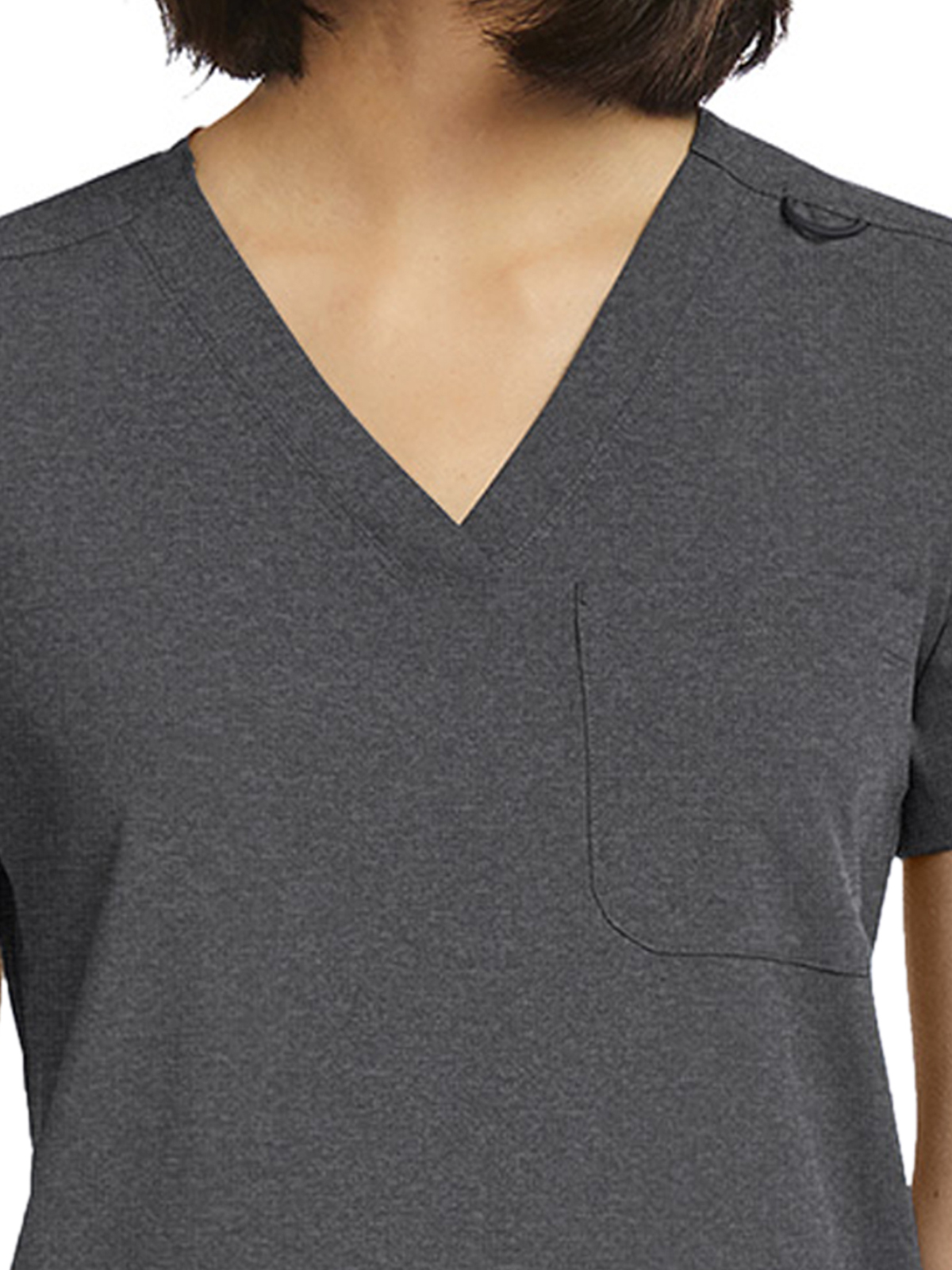 ScrubJoy Originals - Women's Fitted One-Pocket V-Neck Top 23
