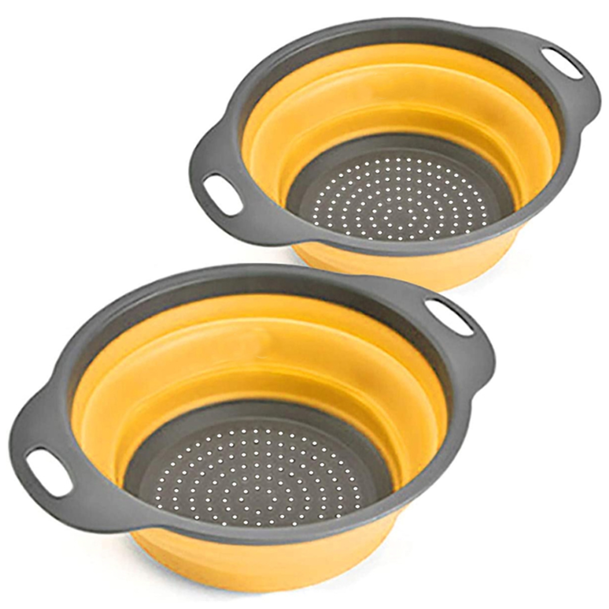 Large Round Collapsible Silicone Strainer 5