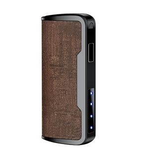 Stylish PU Leather E Arc Lighter With Built In Flashlight 17