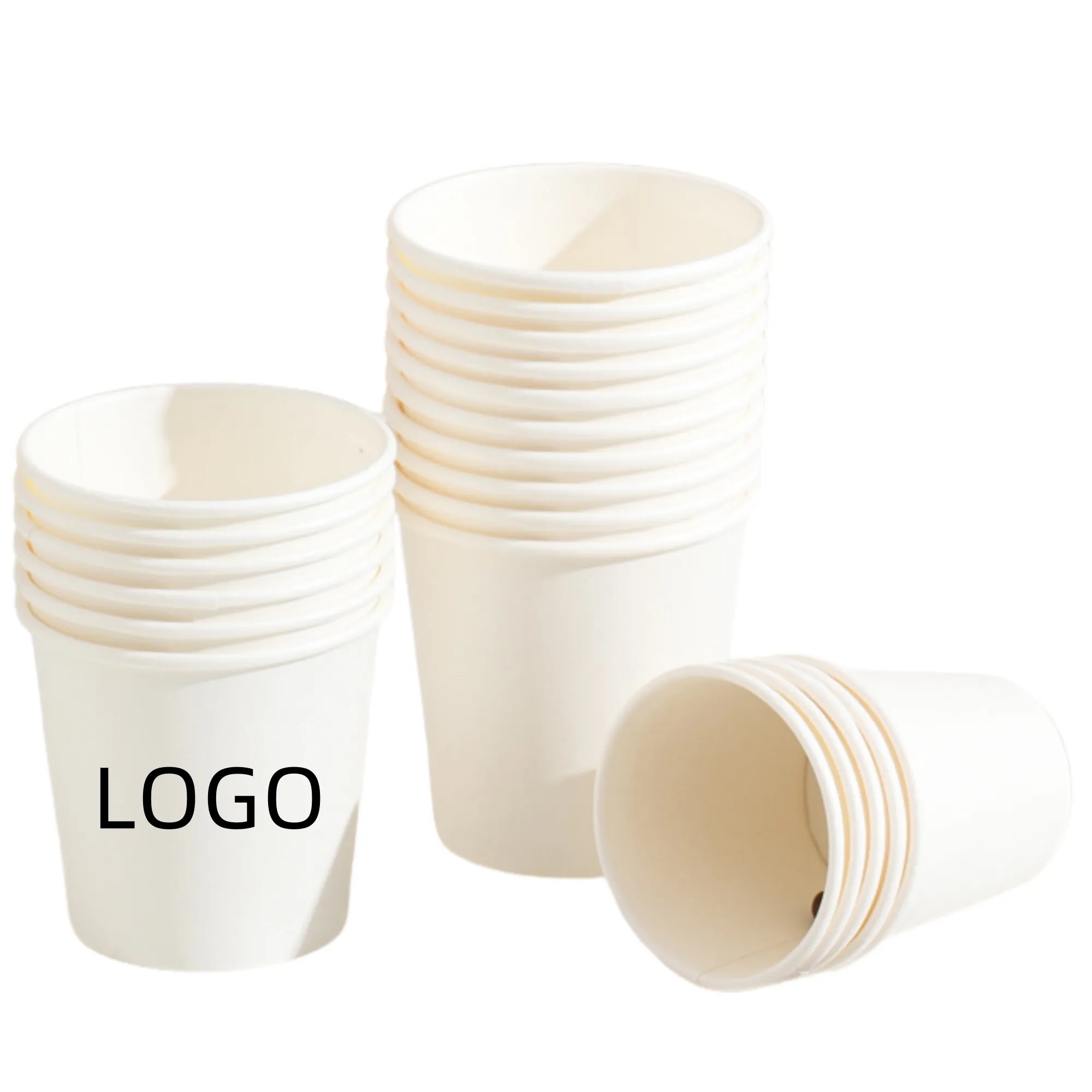 50PCS Thickened Disposable Paper Cup 3