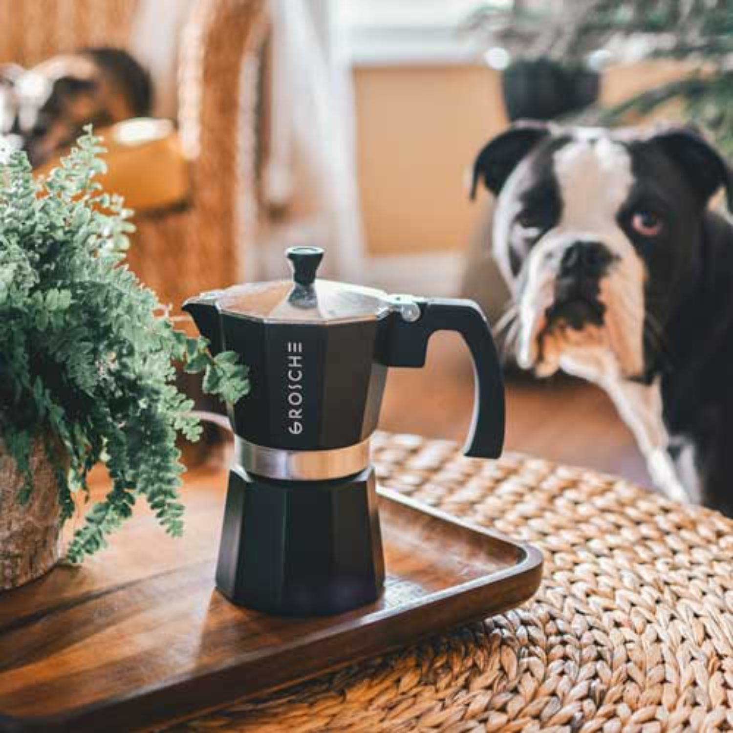 GROSCHE® MILANO 6 Cup Stovetop Moka Pot Espresso Coffee Maker 1