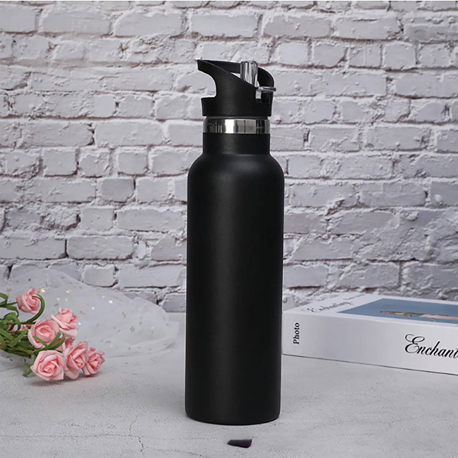 20 oz. Vacuum Insulated Water Bottle, custom water bottle with logo imprint 3