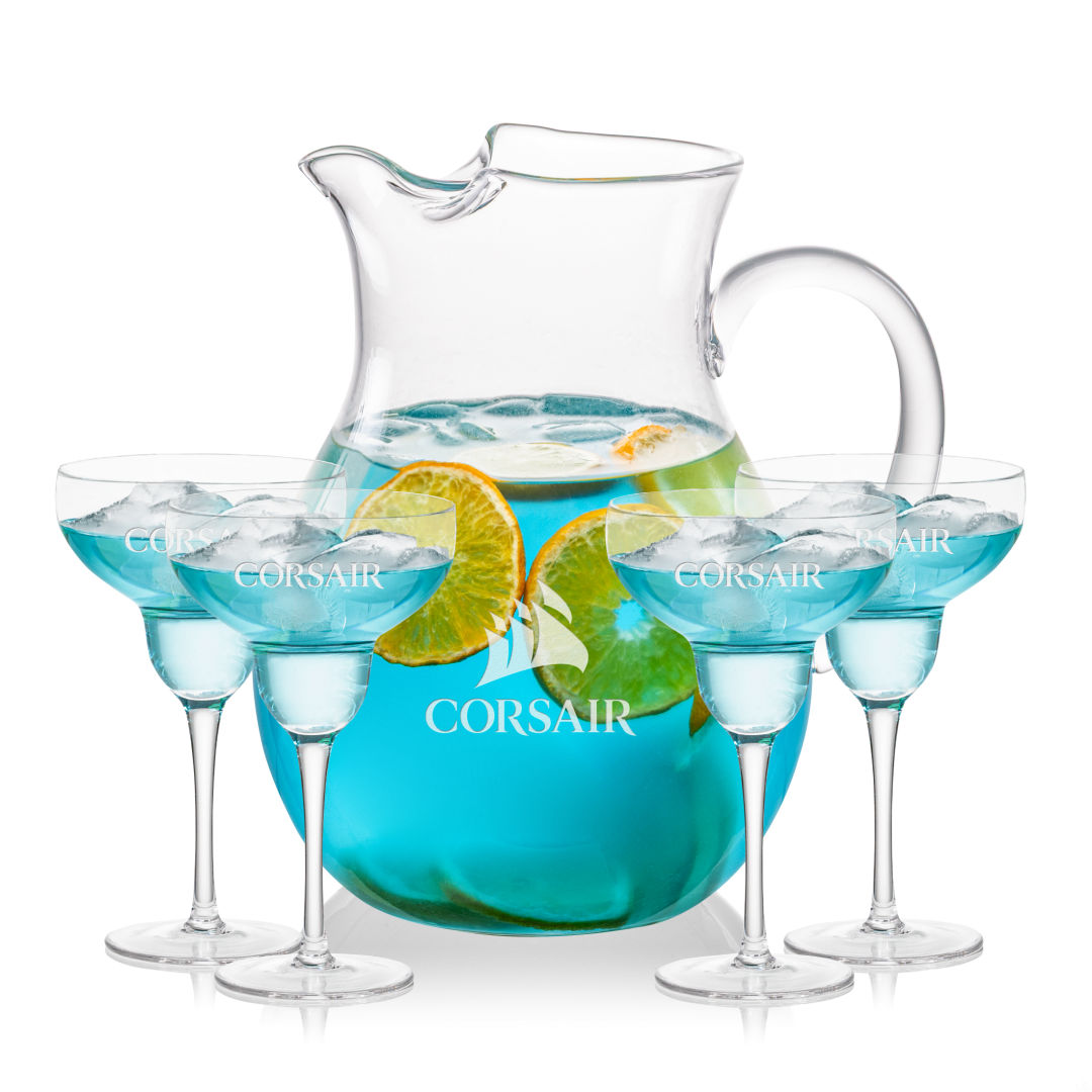 Montclair Pitcher & St Tropez Cocktail Set