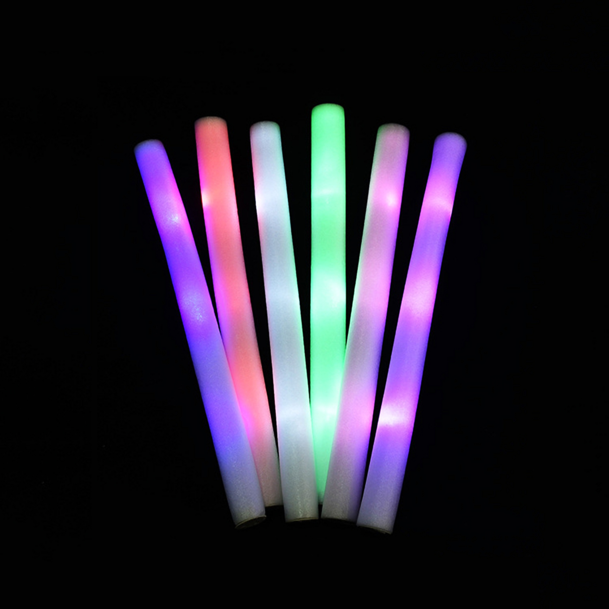 LED Light UP Foam Glow Sticks Baton Wands 5