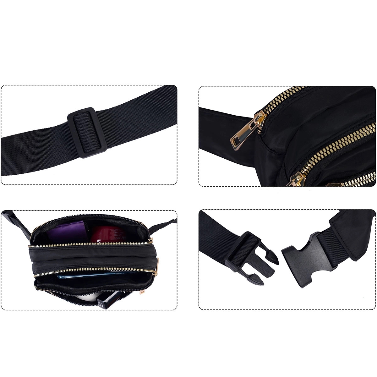 Adjustable Belts Fashion Waist Pack Belt Bags 3