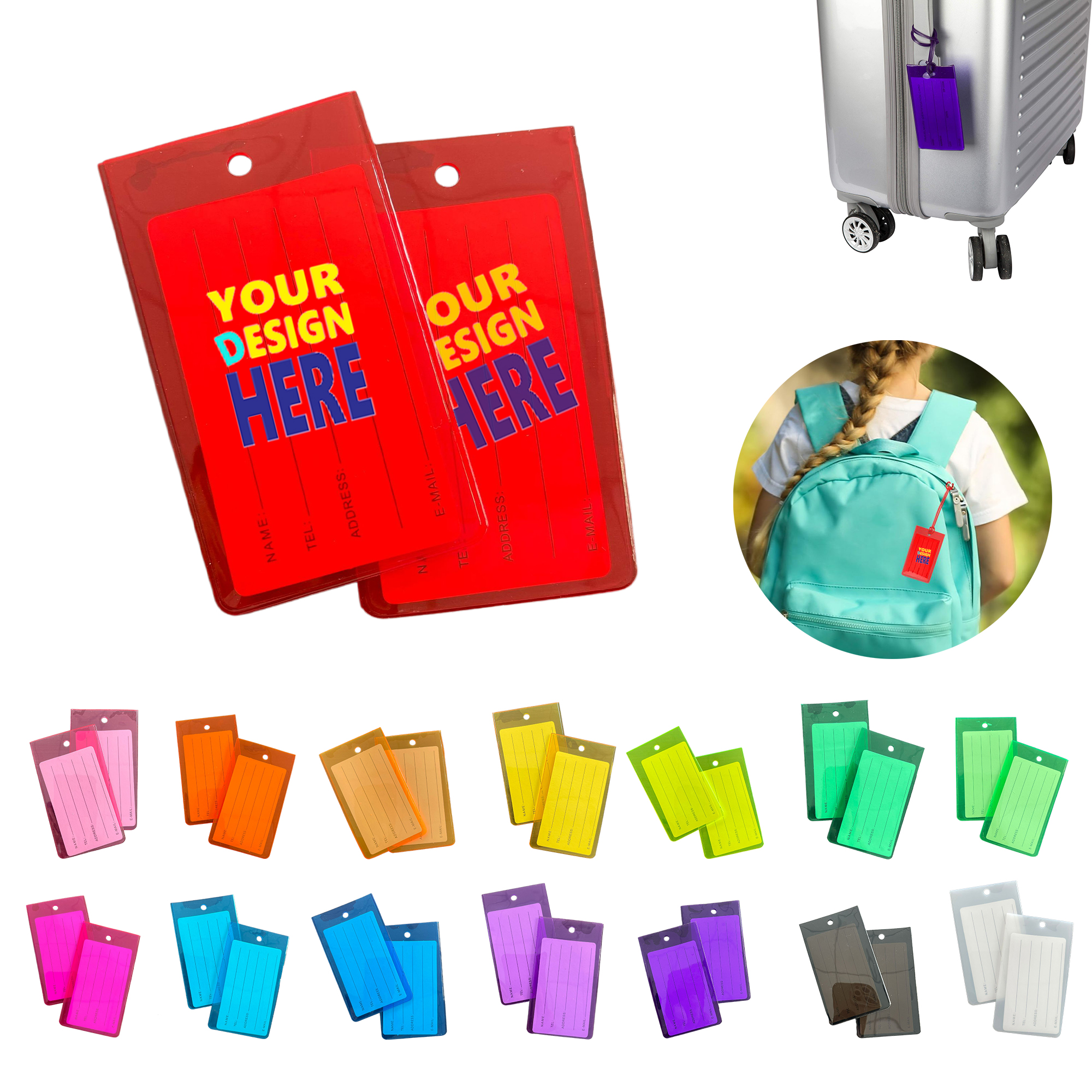 PVC Boarding Luggage Tag 2