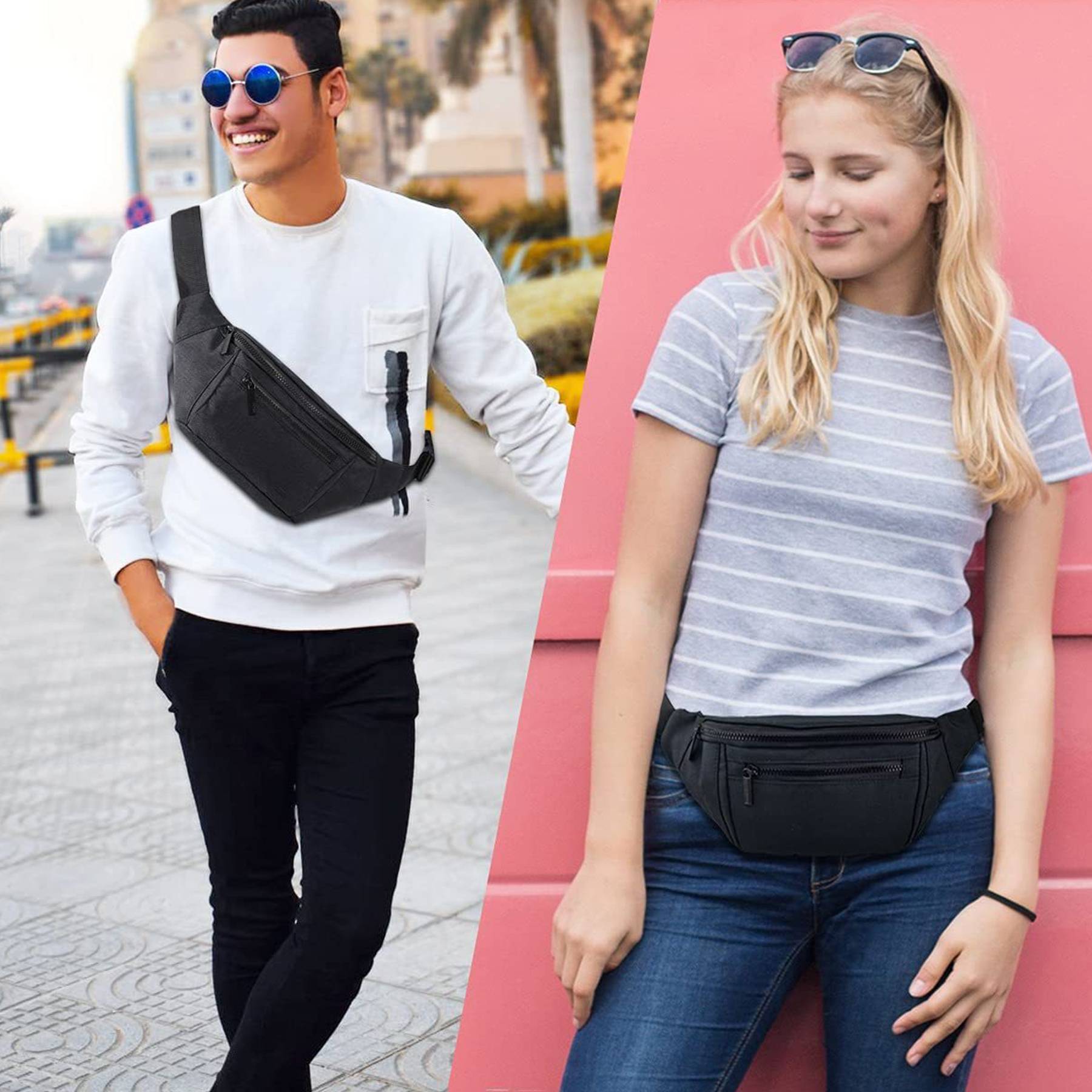 Polyester Crossbody Waist Bag 8