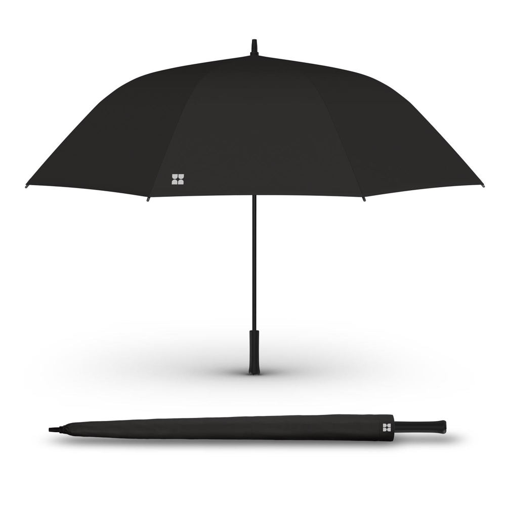 Weatherman® 100% Recycled 56″ arc UPF 50+ Golf Essentials Umbrella